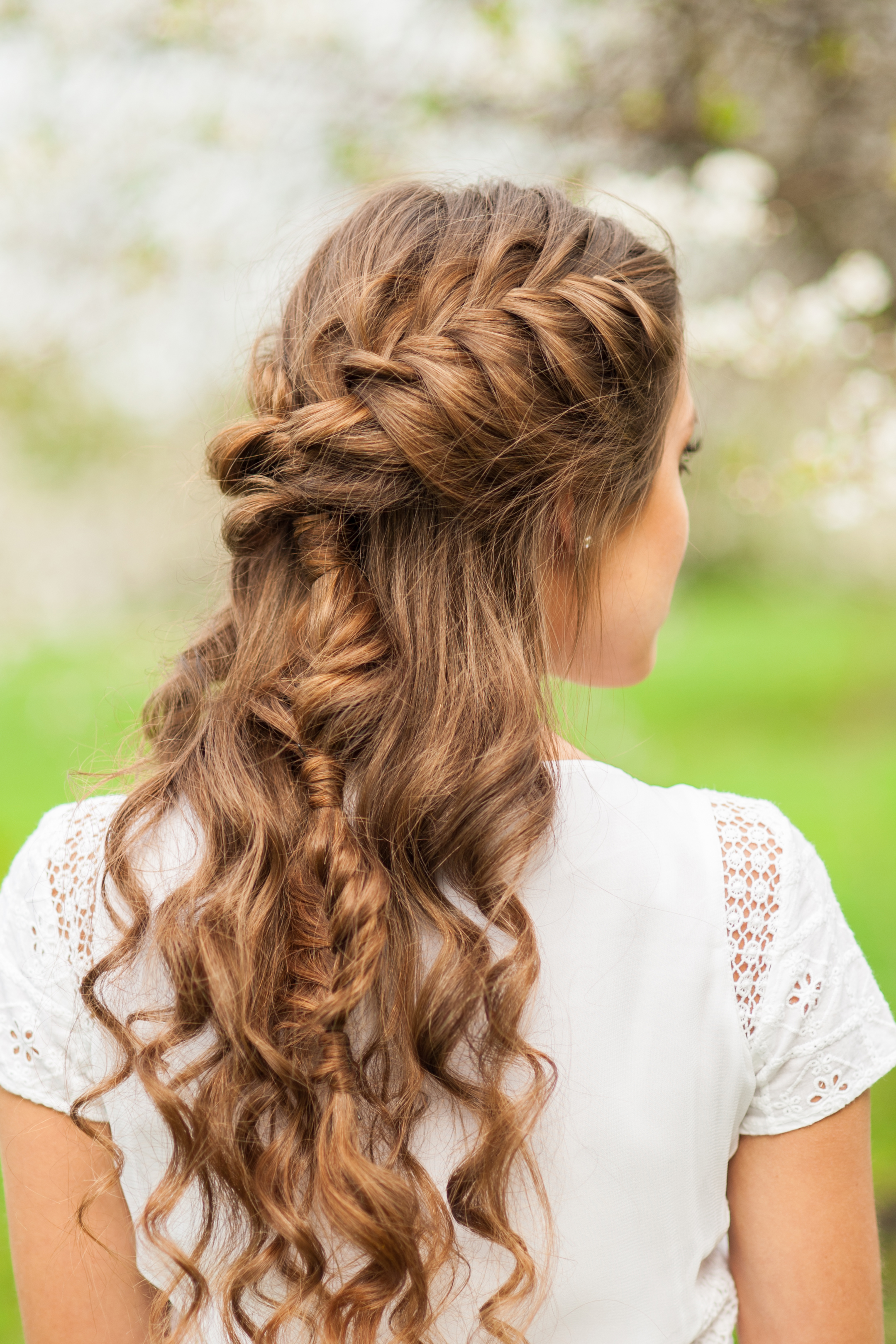 Valentines Day: Updo Hairstyle for Long Hair - Luxy® Hair